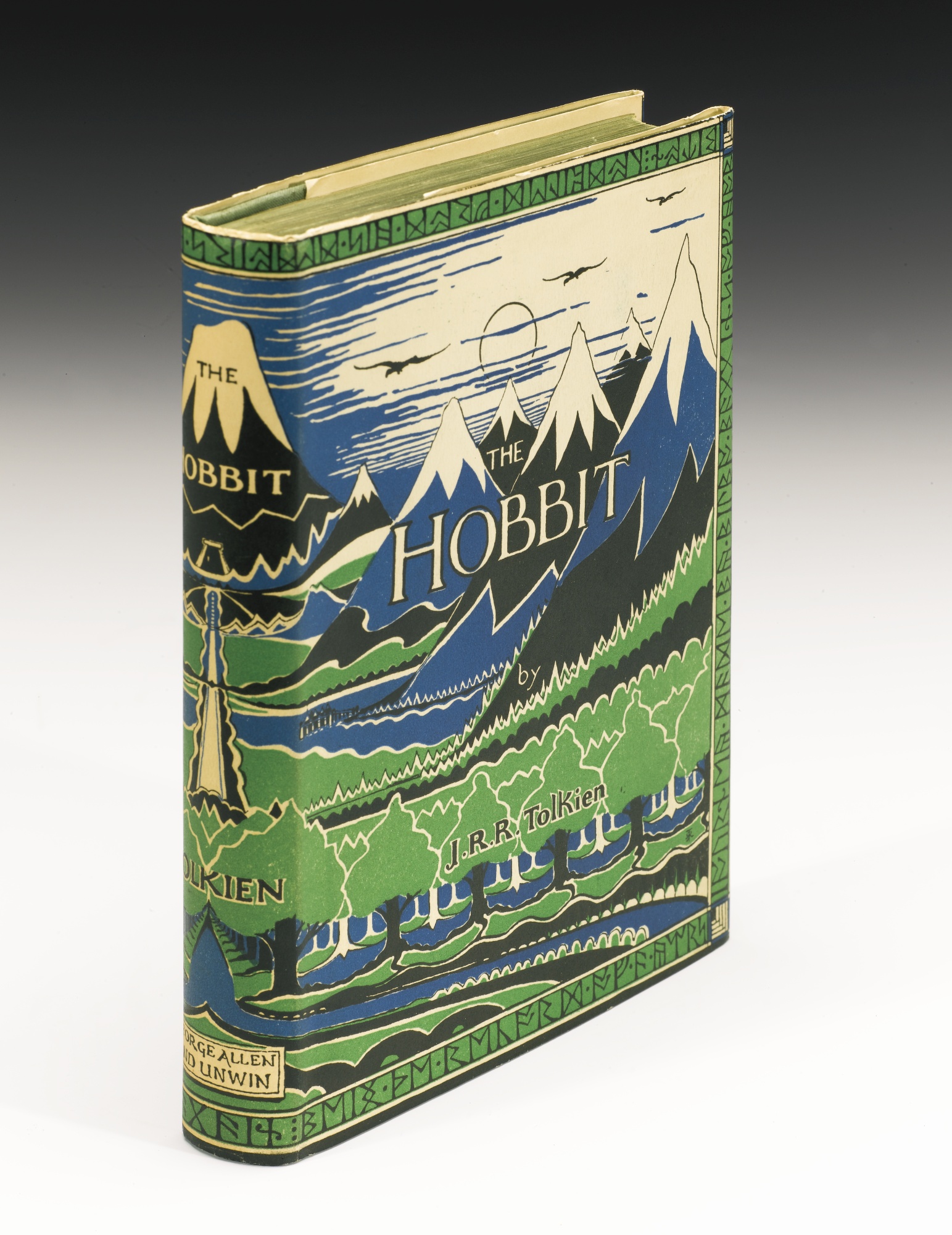 A first edition copy of J.R.R. tolkien's The Hobbit was sold at Sotheby's auction house in London for GBP 137,000